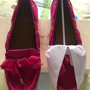 Coach slip on shoes